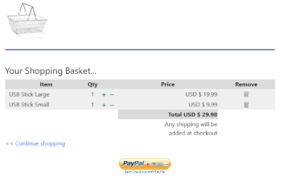 Adding items by hand created buttons